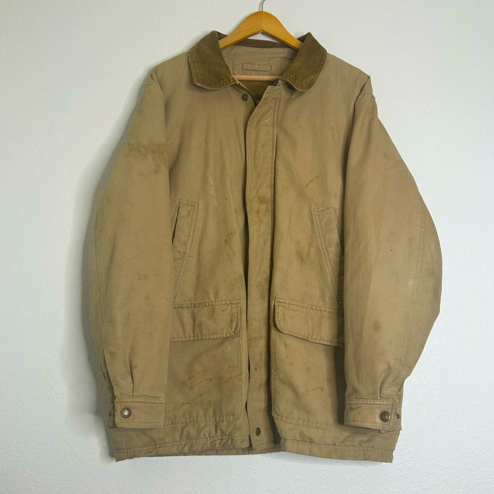 Vintage Sonoma tan workwear chore jacket